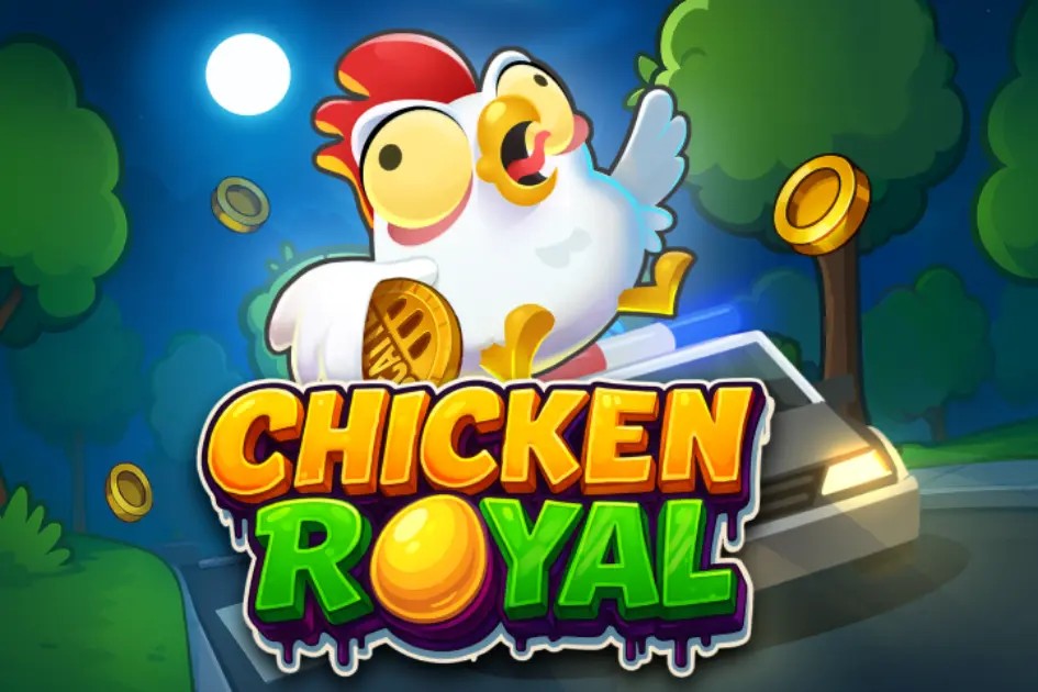 Chicken Royal online game logo by InOut on 5gringo-casino.gr