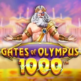 Gates of Olympus 1000 online game logo by Pragmatic Play on 5gringo-casino.gr